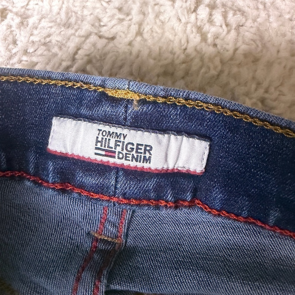 Women’s 4 Tommy Hilfiger Dark Blue Skinny Jeans GUC - Picture 3 of 7